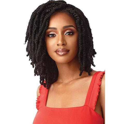 Outre X-Pression Twisted Up Synthetic Lace Front Braid Wig - STRAIGHT BOMB TWIST 14″ - SoGoodBB.com