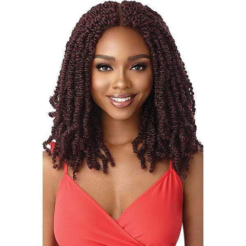 Outre X-Pression Twisted Up Synthetic Lace Front Braid Wig - WAVY BOMB TWIST 18" - SoGoodBB.com