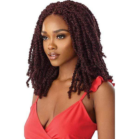 Outre X-Pression Twisted Up Synthetic Lace Front Braid Wig - WAVY BOMB TWIST 18" - SoGoodBB.com