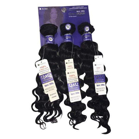 QQ3 Loose Deep - 95g Brazilian 7A (Wash up to 10 Times) 3PCS Bundle - SoGoodBB.com