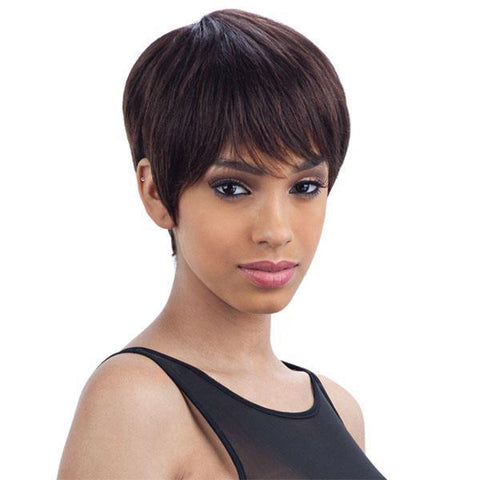 Saga - WD1PI - Brazilian 100% Remy Human Hair Wig - Pink Berry - SoGoodBB.com