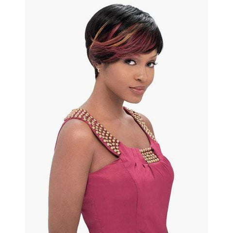 Sensationnel 100% Human Hair Bump Collection Wig - FAB FRINGE - Unbeatable - SoGoodBB.com