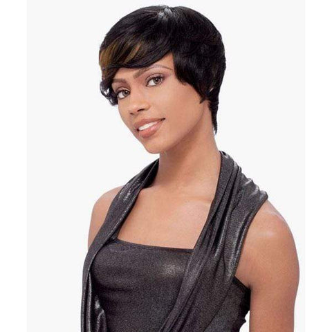 Sensationnel 100% Human Hair Bump Collection Wig - FEATHER CHARM - SoGoodBB.com