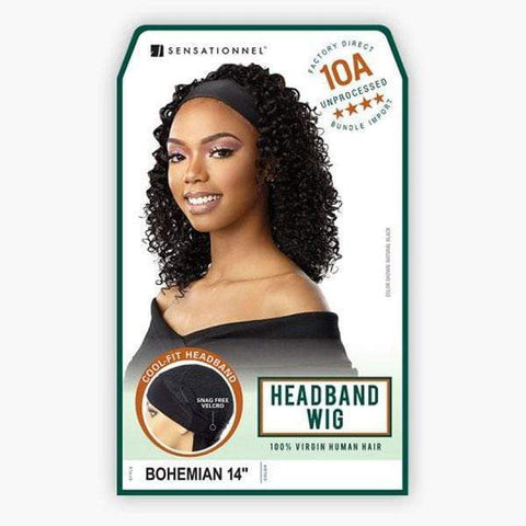 Sensationnel 100% Virgin Human Hair 10A Headband Wig - BOHEMIAN 14" - SoGoodBB.com