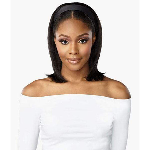 Sensationnel 100% Virgin Human Hair 10A Headband Wig - STRAIGHT 14" - SoGoodBB.com