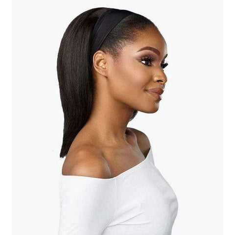 Sensationnel 100% Virgin Human Hair 10A Headband Wig - STRAIGHT 14" - SoGoodBB.com