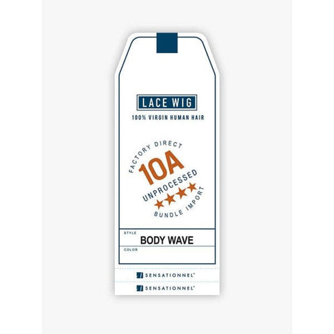 Sensationnel 100% Virgin Human Hair 10A Lace Front Wig - 10A BODY WAVE - SoGoodBB.com