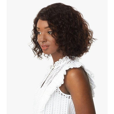 Sensationnel 100% Virgin Human Hair 10A Lace Front Wig - 10A NATURAL WAVE BOB - SoGoodBB.com