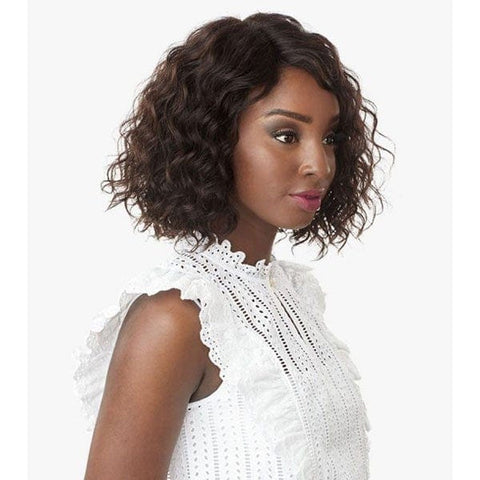 Sensationnel 100% Virgin Human Hair 10A Lace Front Wig - 10A NATURAL WAVE BOB - SoGoodBB.com