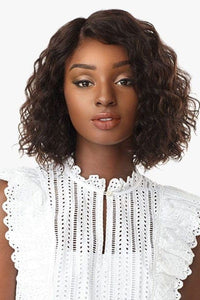 Sensationnel 100% Virgin Human Hair 10A Lace Front Wig - 10A NATURAL WAVE BOB - SoGoodBB.com