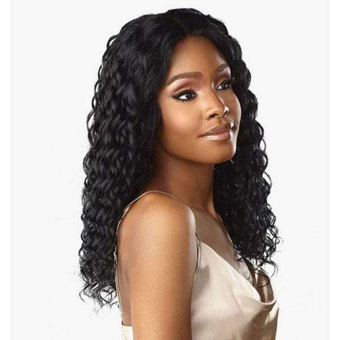 Sensationnel 100% Virgin Human Hair 12A 13X4 Frontal HD Lace Wig - NATURAL DEEP 18" - SoGoodBB.com