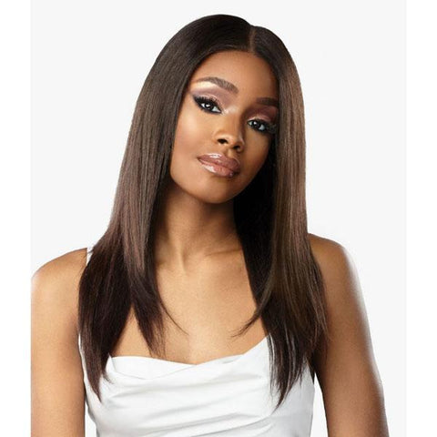Sensationnel 100% Virgin Human Hair 12A 13X5 Frontal HD Lace Wig - NATURAL STRAIGHT 22" - SoGoodBB.com
