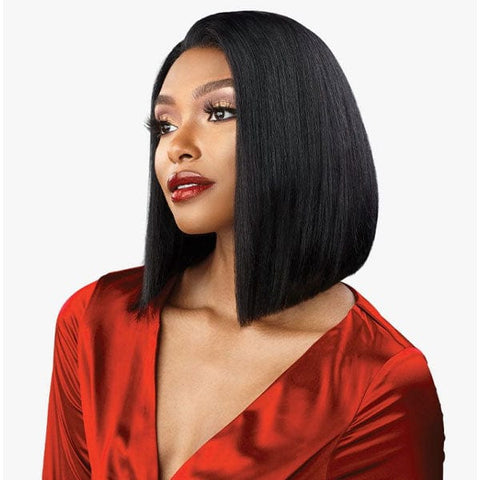 Sensationnel 100% Virgin Human Hair 15A 13X4 Frontal HD Lace Wig - BOB 10″ - SoGoodBB.com
