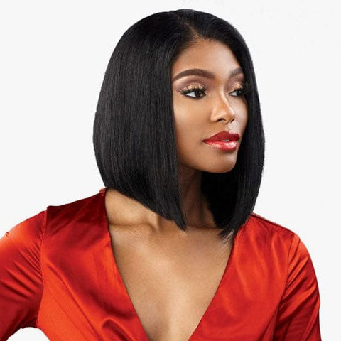Sensationnel 100% Virgin Human Hair 15A 13X4 Frontal HD Lace Wig - BOB 10″ - SoGoodBB.com
