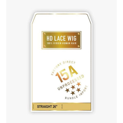 Sensationnel 100% Virgin Human Hair 15A 13X4 Frontal HD Lace Wig - STRAIGHT 26" - SoGoodBB.com
