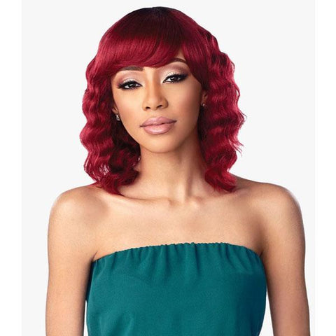 Sensationnel 100% Virgin Human Hair Full Wig - 10A LOOSE DEEP 12″ - SoGoodBB.com