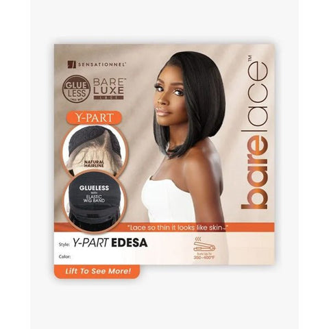 Sensationnel Barelace Synthetic Luxe Glueless Lace Front Wig - Y-PART EDESA - SoGoodBB.com