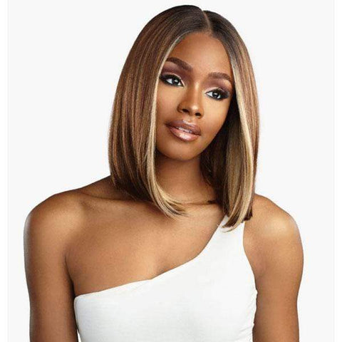 Sensationnel Butta Human Hair Blend Lace Front Wig - BOB 12" - SoGoodBB.com