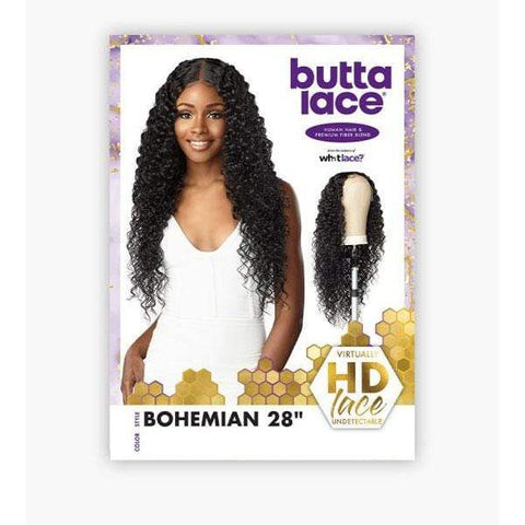 Sensationnel Butta Human Hair Blend Lace Front Wig - BOHEMIAN 28" - Clearance - SoGoodBB.com
