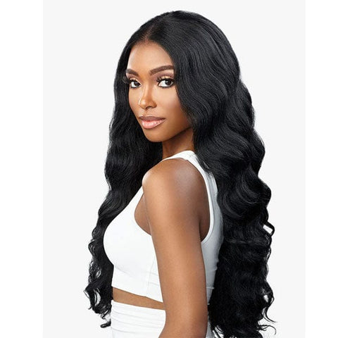Sensationnel Butta Human Hair Blend Lace Front Wig - CURLY BODY 26" - SoGoodBB.com