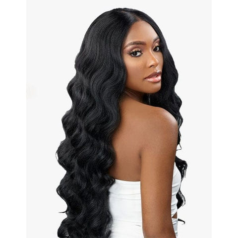 Sensationnel Butta Human Hair Blend Lace Front Wig - CURLY BODY 26" - SoGoodBB.com