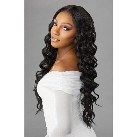 Sensationnel Butta Human Hair Blend Lace Front Wig - DEEP TWIST 26" - SoGoodBB.com