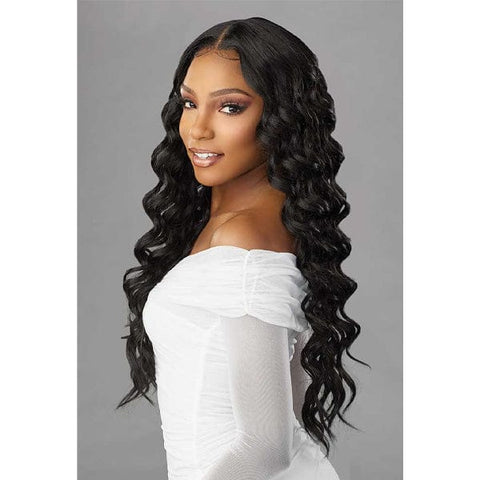 Sensationnel Butta Human Hair Blend Lace Front Wig - DEEP TWIST 26" - SoGoodBB.com