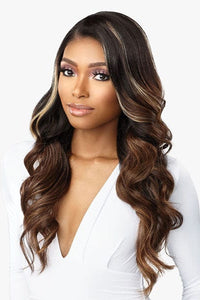 Sensationnel Butta Human Hair Blend Lace Front Wig - GLAM WAVE 24" - SoGoodBB.com
