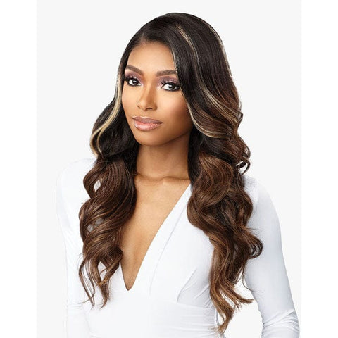 Sensationnel Butta Human Hair Blend Lace Front Wig - GLAM WAVE 24" - SoGoodBB.com