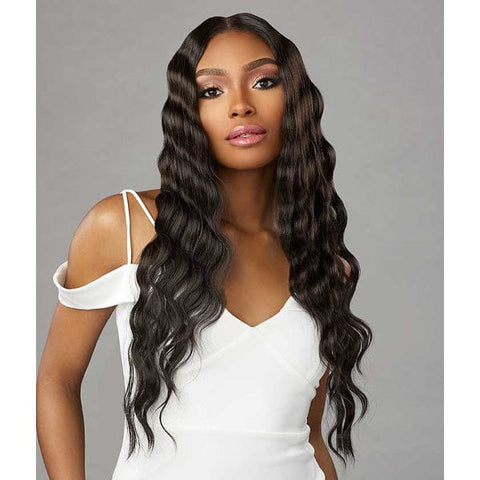 Sensationnel Butta Human Hair Blend Lace Front Wig - LOOSE CRIMP 28" - SoGoodBB.com