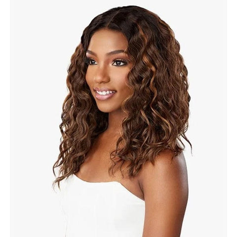 Sensationnel Butta Human Hair Blend Lace Front Wig - LOOSE CURLY 18" - SoGoodBB.com
