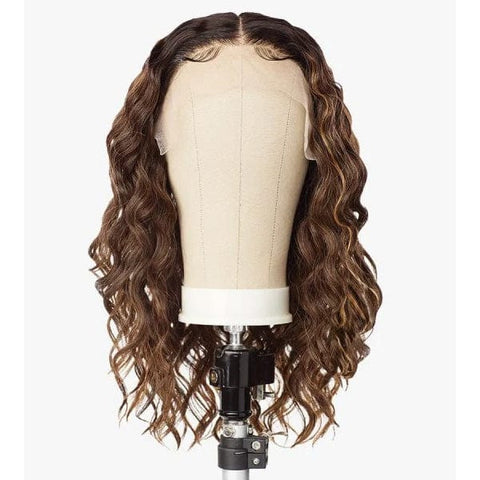 Sensationnel Butta Human Hair Blend Lace Front Wig - LOOSE CURLY 18" - SoGoodBB.com