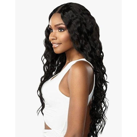Sensationnel Butta Human Hair Blend Lace Front Wig - LOOSE CURLY 32" - SoGoodBB.com