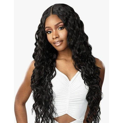 Sensationnel Butta Human Hair Blend Lace Front Wig - LOOSE CURLY 32" - SoGoodBB.com
