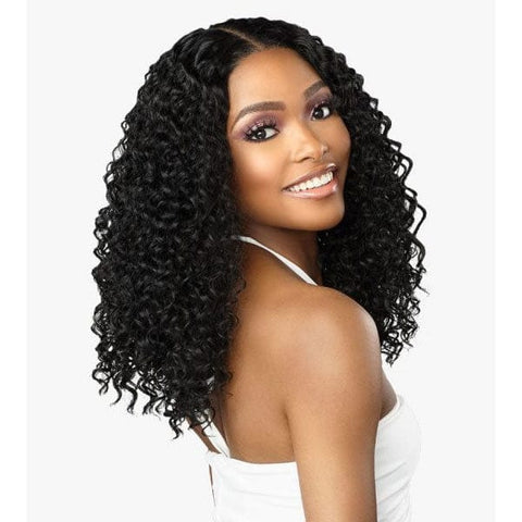 Sensationnel Butta Human Hair Blend Lace Front Wig - WATER WAVE 16" - SoGoodBB.com