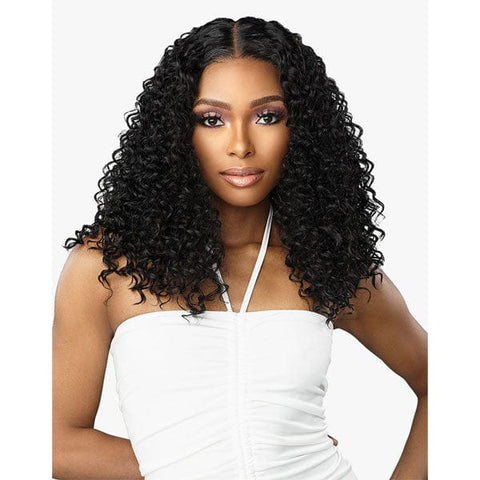 Sensationnel Butta Human Hair Blend Lace Front Wig - WATER WAVE 16" - SoGoodBB.com