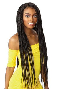 Sensationnel Cloud 9 4x4 Braid Lace Front Wig - BRAIDED BOX BRAID X-LARGE 36″ - Unbeatable - SoGoodBB.com
