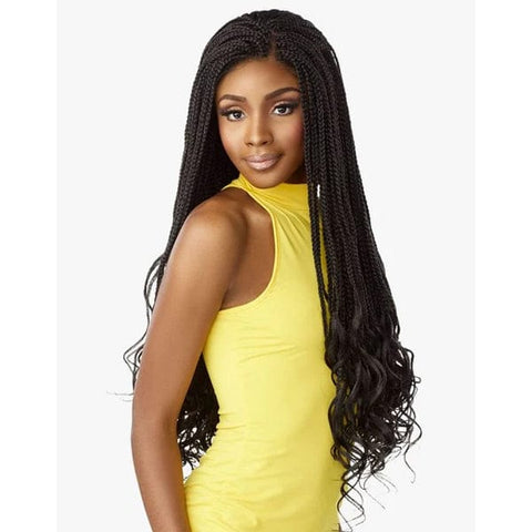 Sensationnel Cloud 9 4x4 Braid Lace Front Wig - BRAIDED BOX FRENCH CURL 30″ - SoGoodBB.com
