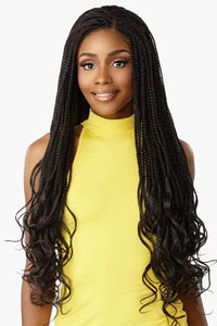Sensationnel Cloud 9 4x4 Braid Lace Front Wig - BRAIDED BOX FRENCH CURL 30″ - SoGoodBB.com