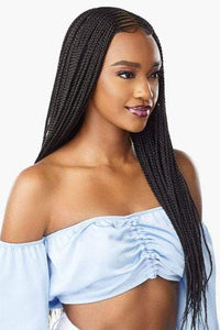 Sensationnel Cloud 9 4x5 Braid Lace Front Wig - CENTER PART FEED IN 28" - SoGoodBB.com
