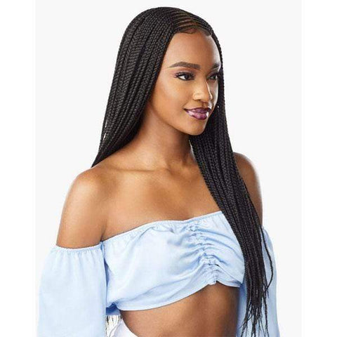 Sensationnel Cloud 9 4x5 Braid Lace Front Wig - CENTER PART FEED IN 28" - SoGoodBB.com