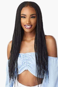 Sensationnel Cloud 9 4x5 Braid Lace Front Wig - CENTER PART FEED IN 28" - SoGoodBB.com