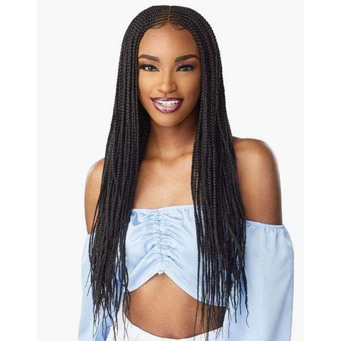 Sensationnel Cloud 9 4x5 Braid Lace Front Wig - CENTER PART FEED IN 28" - SoGoodBB.com