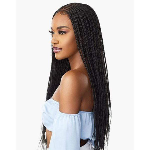 Sensationnel Cloud 9 4x5 Braid Lace Front Wig - CENTER PART FEED IN 28" - SoGoodBB.com