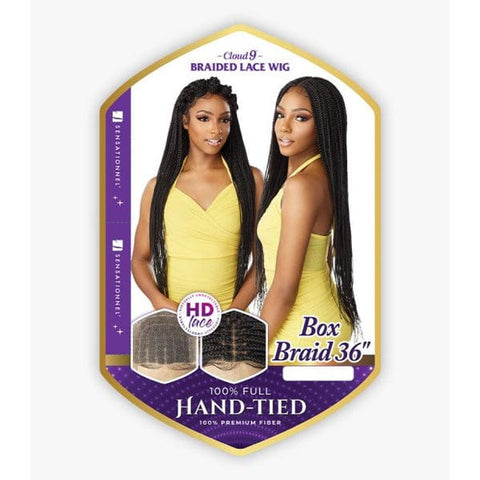 Sensationnel Cloud 9 Synthetic 100% Full Hand-Tied Braided Lace Wig - BOX BRAID 36" - SoGoodBB.com