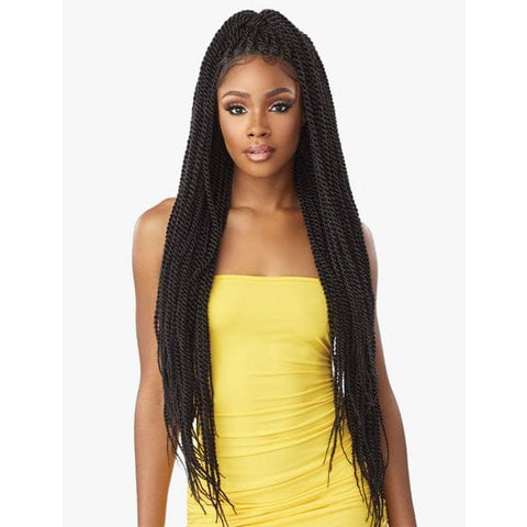 Sensationnel Cloud 9 Synthetic 100% Full Hand-Tied Braided Lace Wig - SENEGAL TWIST 36" - SoGoodBB.com