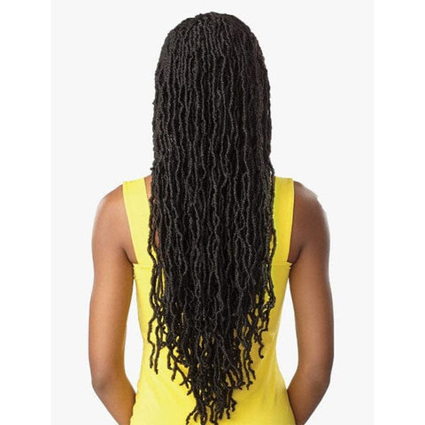 Sensationnel Cloud 9 Synthetic 4x4 Lace Parting Swiss Braid Lace Wig - DISTRESSED LOCS 28″ - Unbeatable - SoGoodBB.com