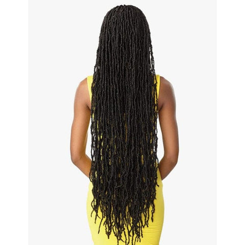 Sensationnel Cloud 9 Synthetic 4x4 Lace Parting Swiss Braid Lace Wig - DISTRESSED LOCS 40″ - SoGoodBB.com