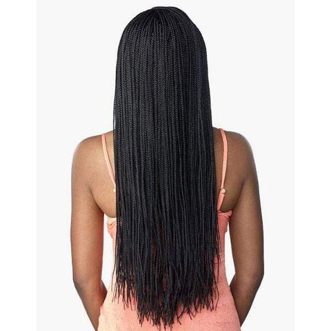 Sensationnel Cloud 9 Synthetic 4x4 Lace Parting Swiss Braid Lace Wig - MICRO BOX BRAID 28" - SoGoodBB.com