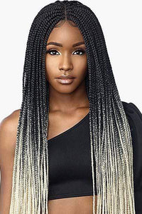 Sensationnel Cloud 9 Synthetic Hair 4x4 Lace Parting Swiss Lace Wig - BOX BRAID 50 - SoGoodBB.com